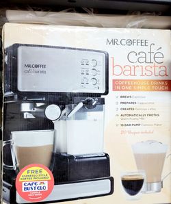 Mr. Coffee Café Barista Espresso Machine