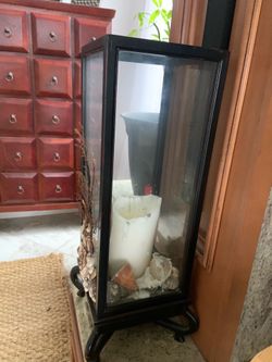 Glass & Metal Sea Themed Candle Holders