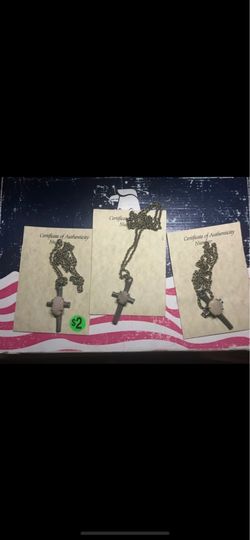 TALISMAN  Of Galilee  - Stone Cross. $2