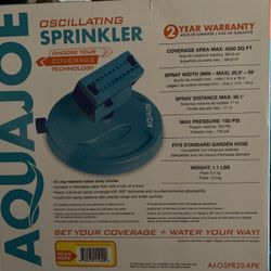 Aquajoe High Coverage Adjustable Sprinkler 4250 Sq.ft.