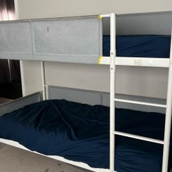 Ikea twin bunk beds w/ mattresses 