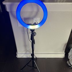 10" RGB Ring Light with Stand and Phone Holder, Selfie Ring Light for for Tiktok/YouTube/Zoom/Photography