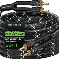 35 FEET LONG AMAZING NEW Speaker CABLE Gear IT  (12AWG)