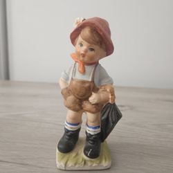 Vintage Hummel Figurine Boy With Umbrella
