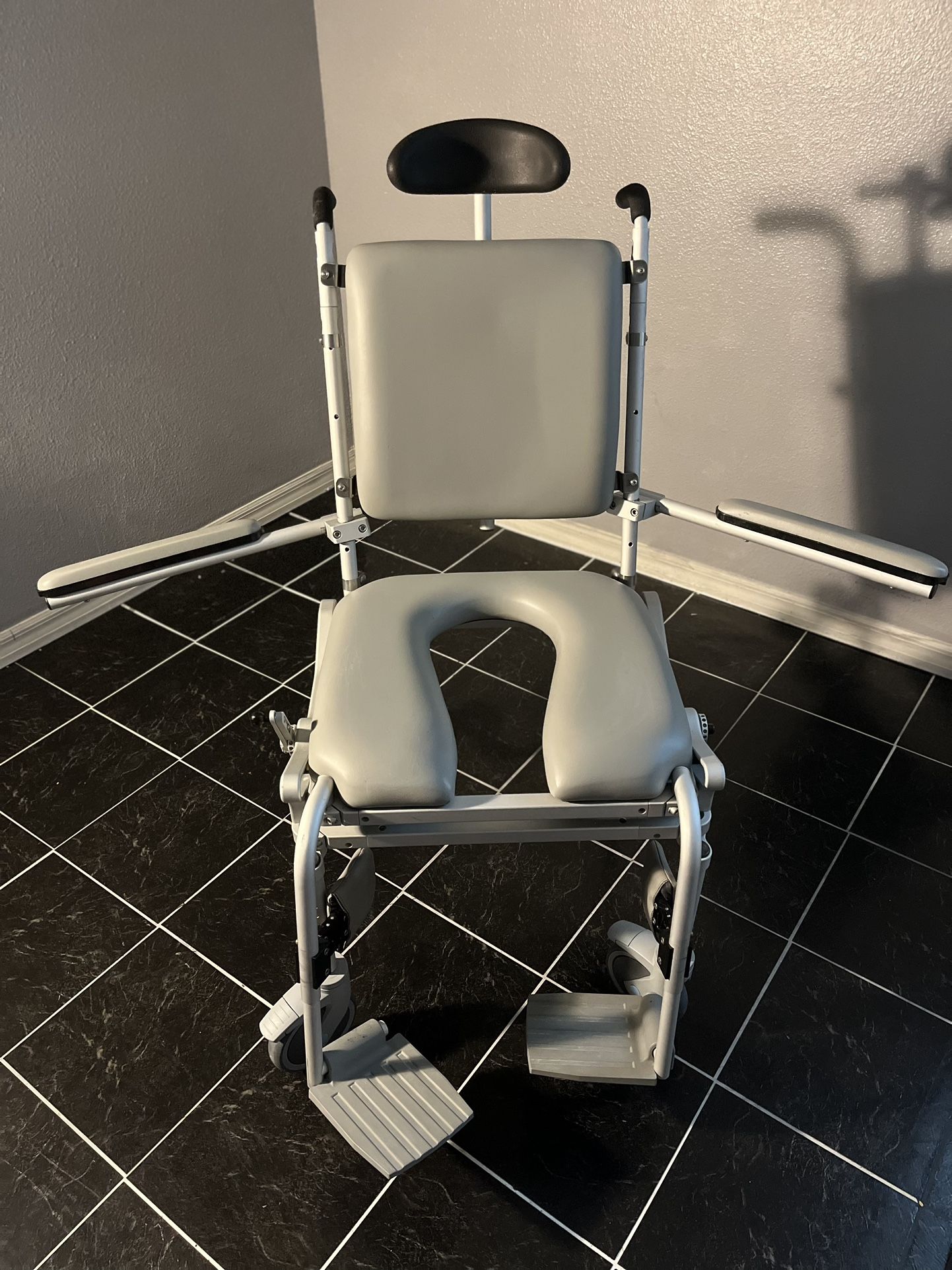 Raised Toilet Seat And Shower Chair