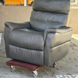 Electric Power Recliner Faux Leather 