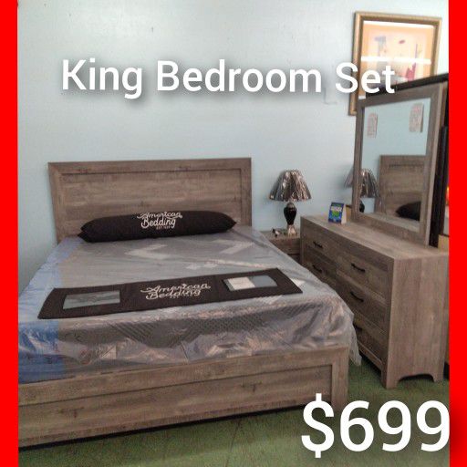 🤗 Beautiful King Bedroom Set 