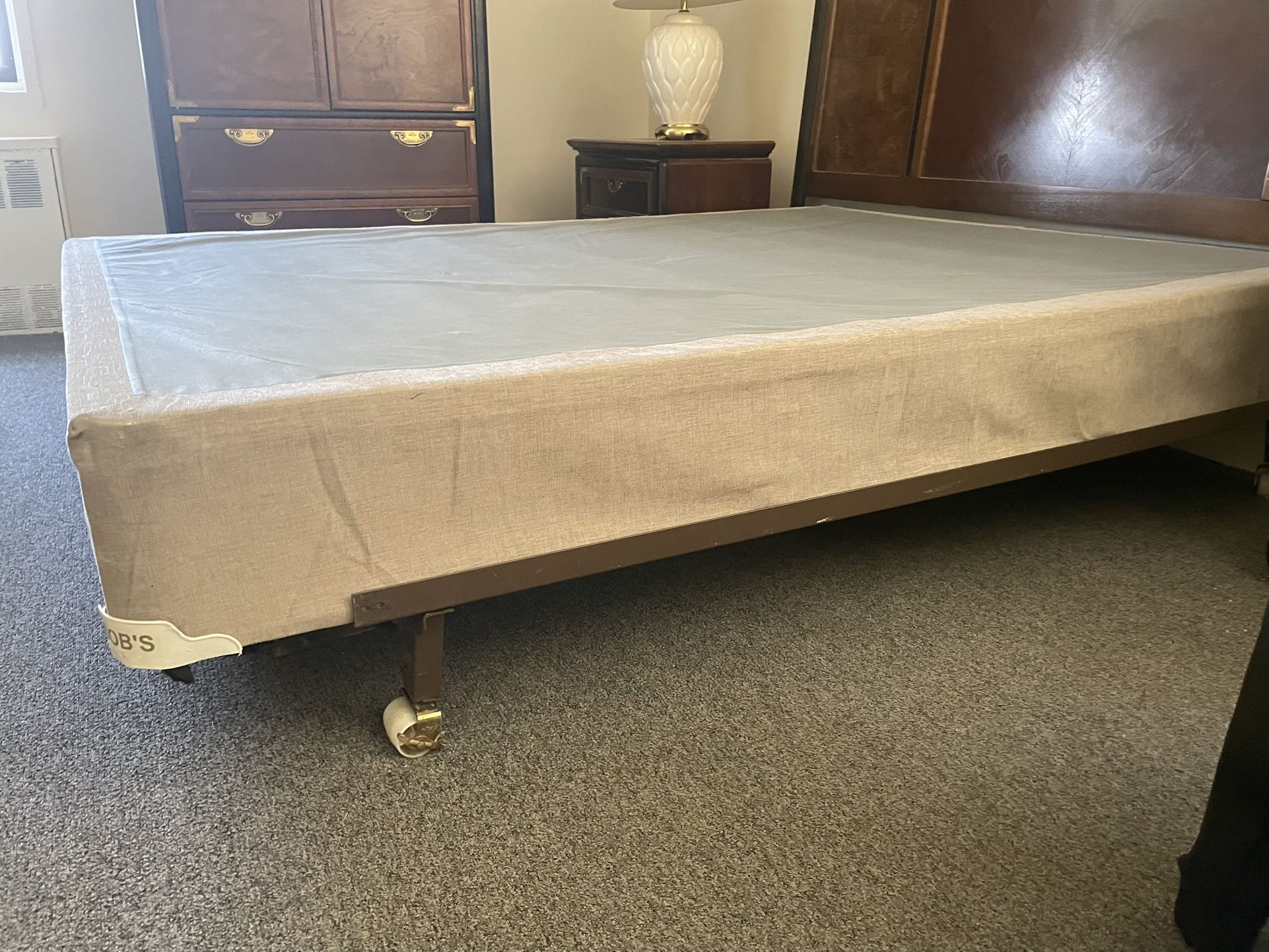 Box spring and Metal Frame 