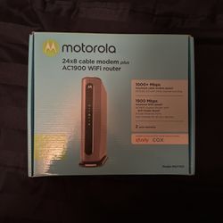 Motorola MG7700 Modem WiFi Router Combo with Power Boost 