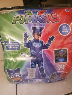 PJ Masks Catboy Costume Size 7/8 New