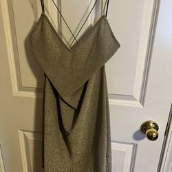 Silver Cocktail Dress