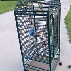 Large Bird Cage & Accessories