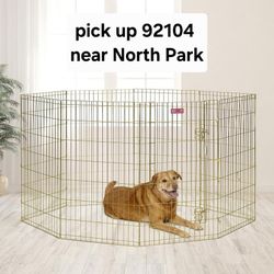 Pet Crate Pen 42" Tall With Lid