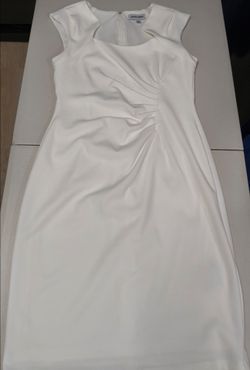 Shelby & Palmer White Sheath Dress