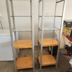 Tall Shelves / Bookcase (2) Set