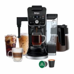 Ninja Specialty Drip Coffee Maker | DualBrew w/ Frother, Brew with Pods & Grounds, K Cups + Keurig Coffee Pod Storage