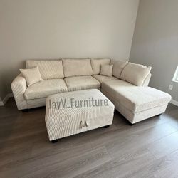 New Ivory Sectional