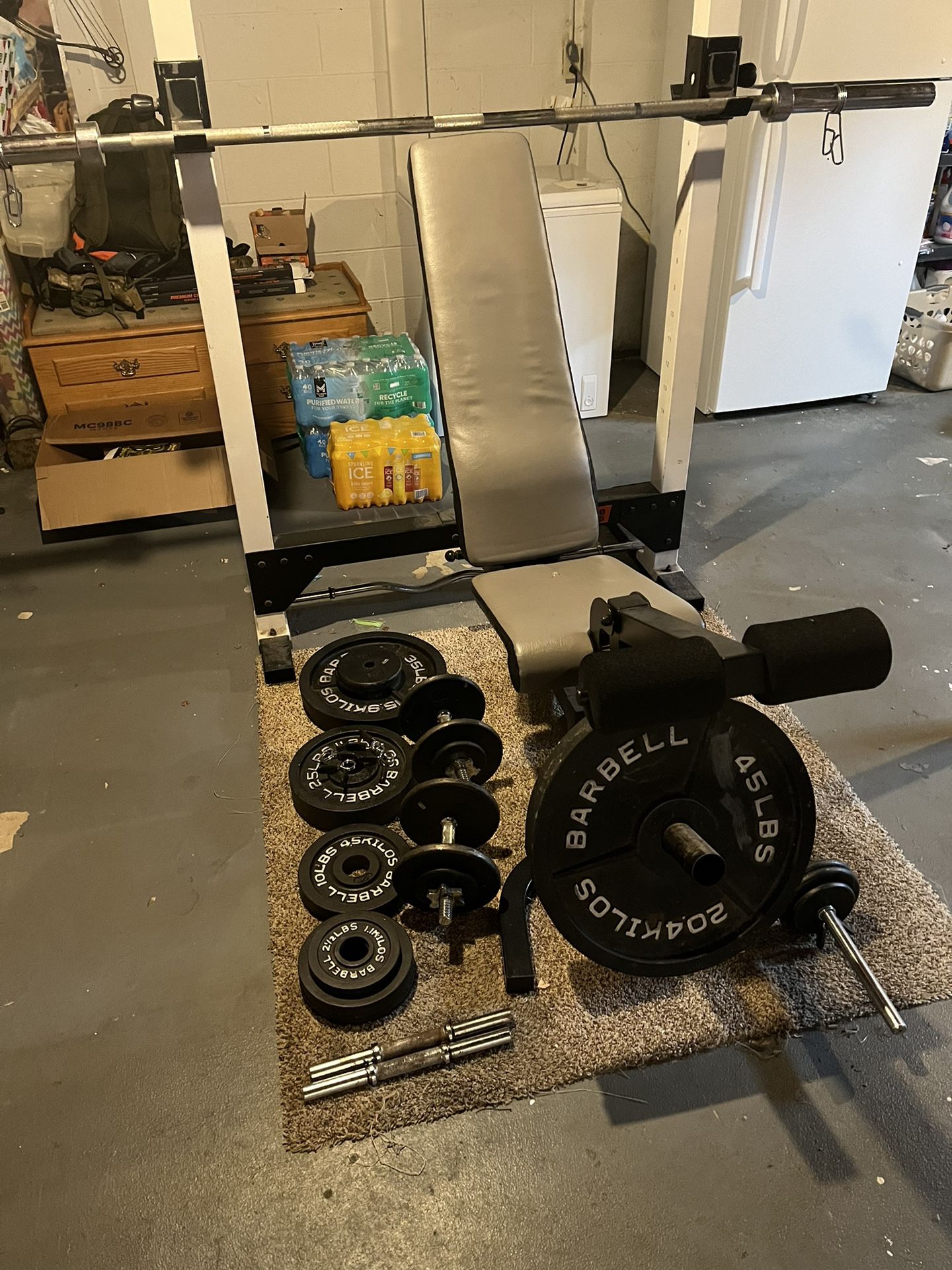 Olympic Weight Bench with Plates