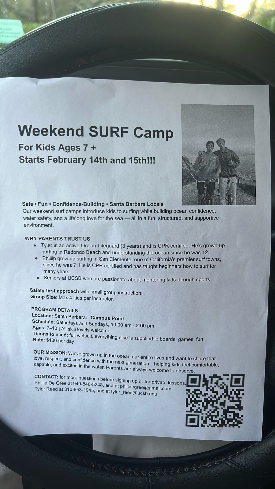 Weekend Surf Camp