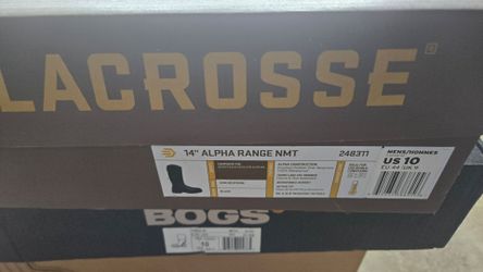 LaCrosse 14" Alpha Range NMT Work Boots Size 10