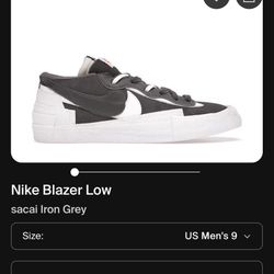 Nike Blazer Sacai Low