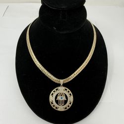 14k Cuban Link With Pendant (Layaway Available)
