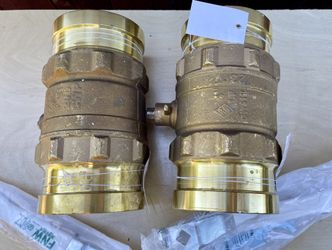 Pack of 2 FNW FNWX432AXLCP 4” valves Made in Italy plumbing
