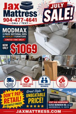 3 pc new modmax chaise sectional