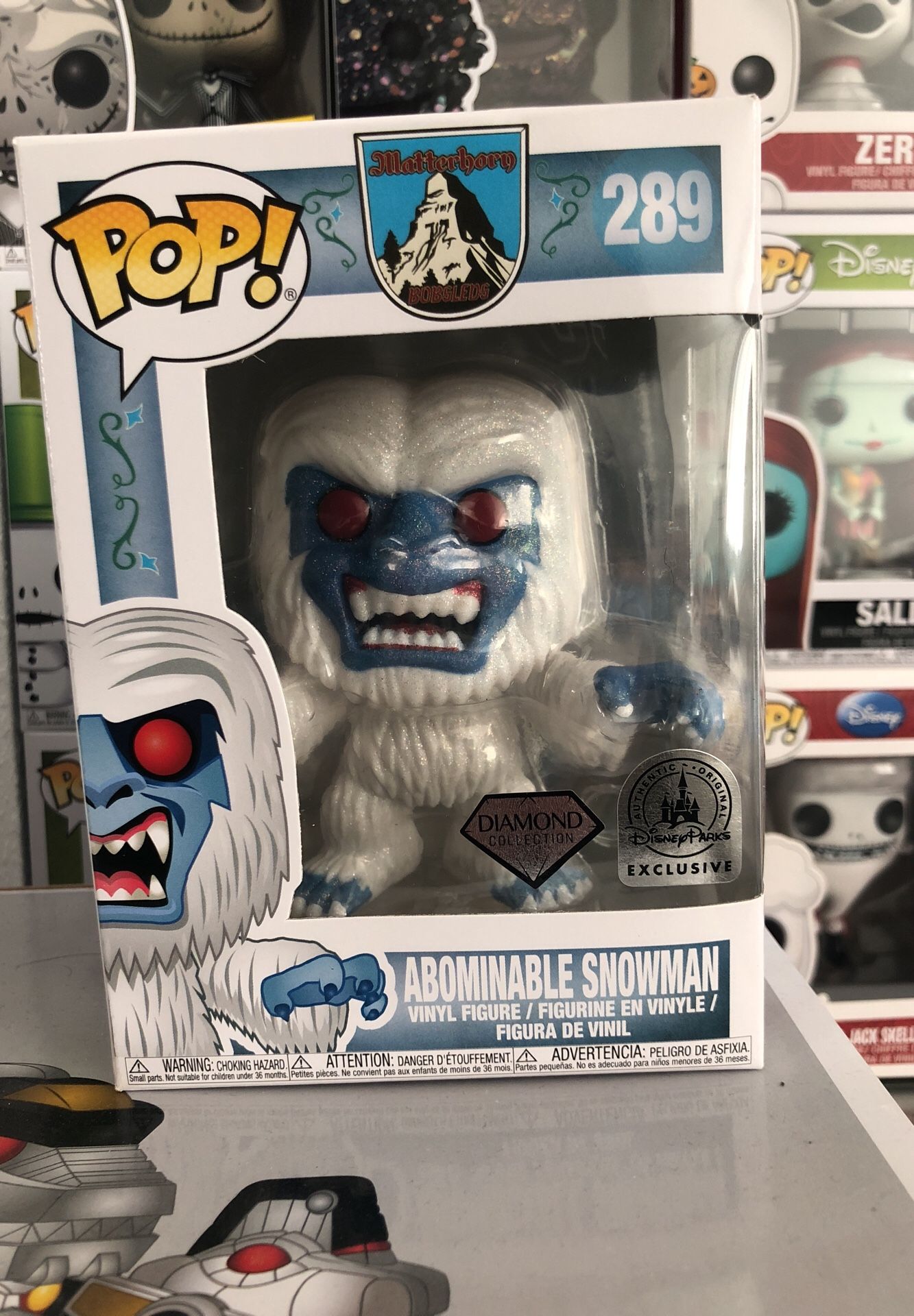 2018 Funko #289 Abominable Snowman Diamond Edition