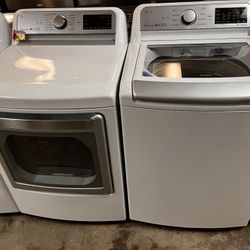 LG Set Gas Dryer And Washer 