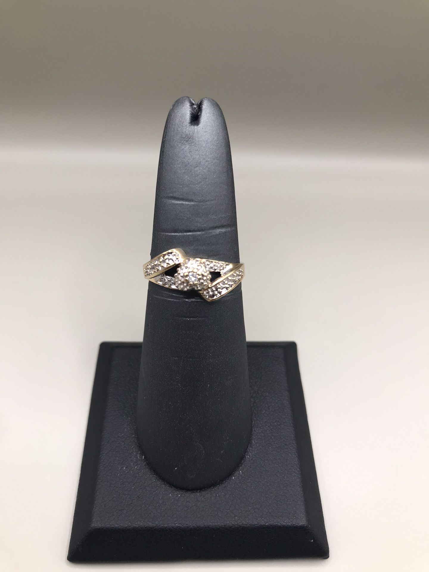  10K Gold Diamond Crown Women’s Ring – Clearance $399.99 (Was $2000!)