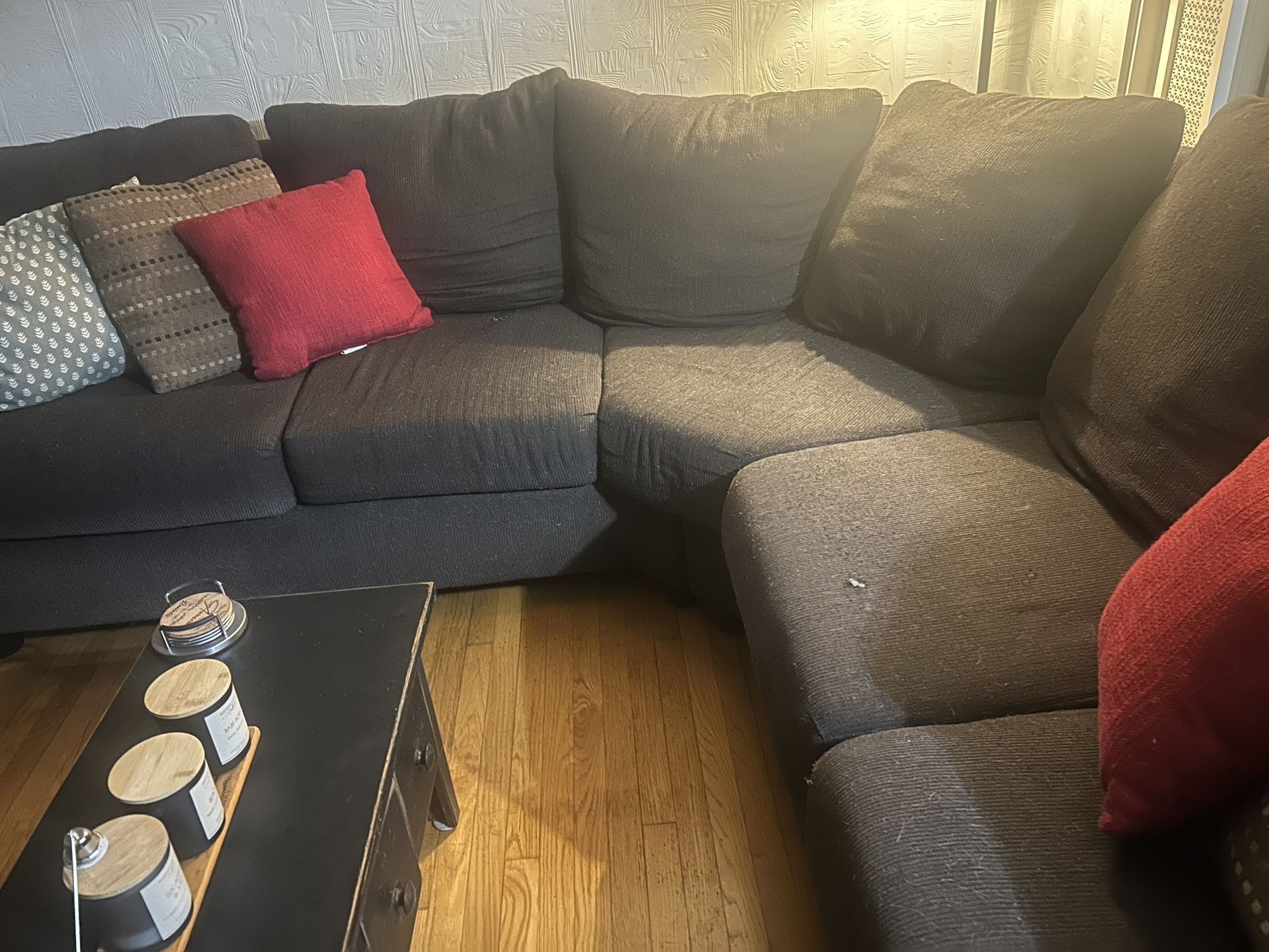 Brown Sectional Couch