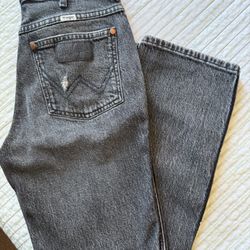 Womens Wrangler Black Jeans