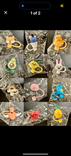 Brand New Straw Toppers