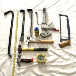 Collection Of Preowned, Great Condition, Contractor, Hand Tools