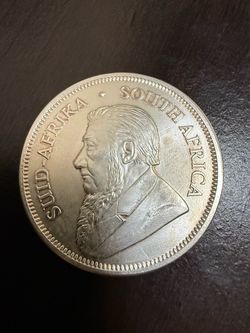 South Africa Krugerrand Silver Coin