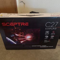 Sceptre 27- Inch Curved Gaming Monitor 