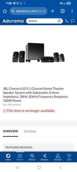 JBL Surround Sound System