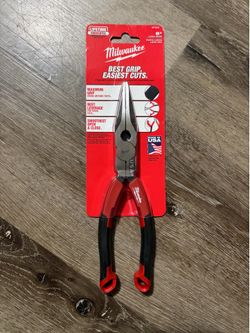 Milwaukee USA 8” Long Nose Pliers