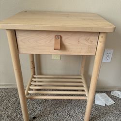 Wood Nightstand