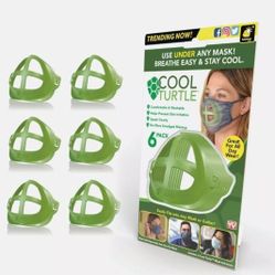 Cool Turtle Mask Enhancer Help You Keep Cool And Dry All Day. New, 10 Are Available, Price is For each, Price Is Not Negotiable.