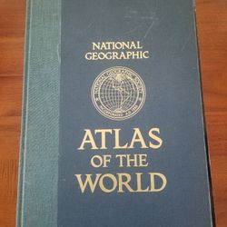 World Atlas Book 18.5" X 12"