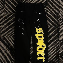 Black/Yellow Spider sweatpant | Size Large