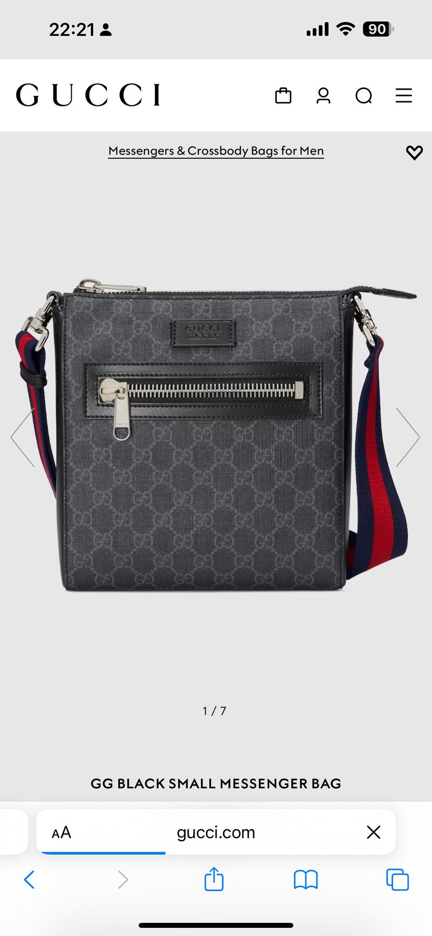 Gucci Messenger Bag Small