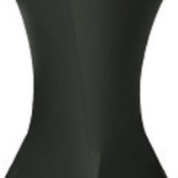Tektrum 36" Highboy Fitted Spandex Stretch Table Cover-Black