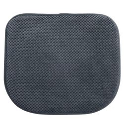 New Single Grey Foam Kitchen Chair Cushion Slip Resistant