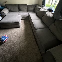 Used-Like New GREY Sectional Couch