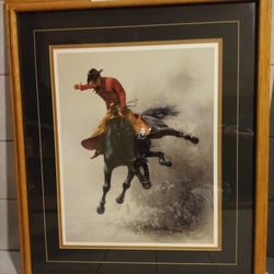 Rough String Writer Framed Artwork By Chuck Dehaan