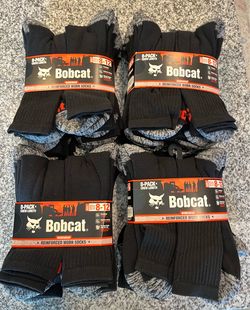 Men’s Bobcat Work Socks 8-12