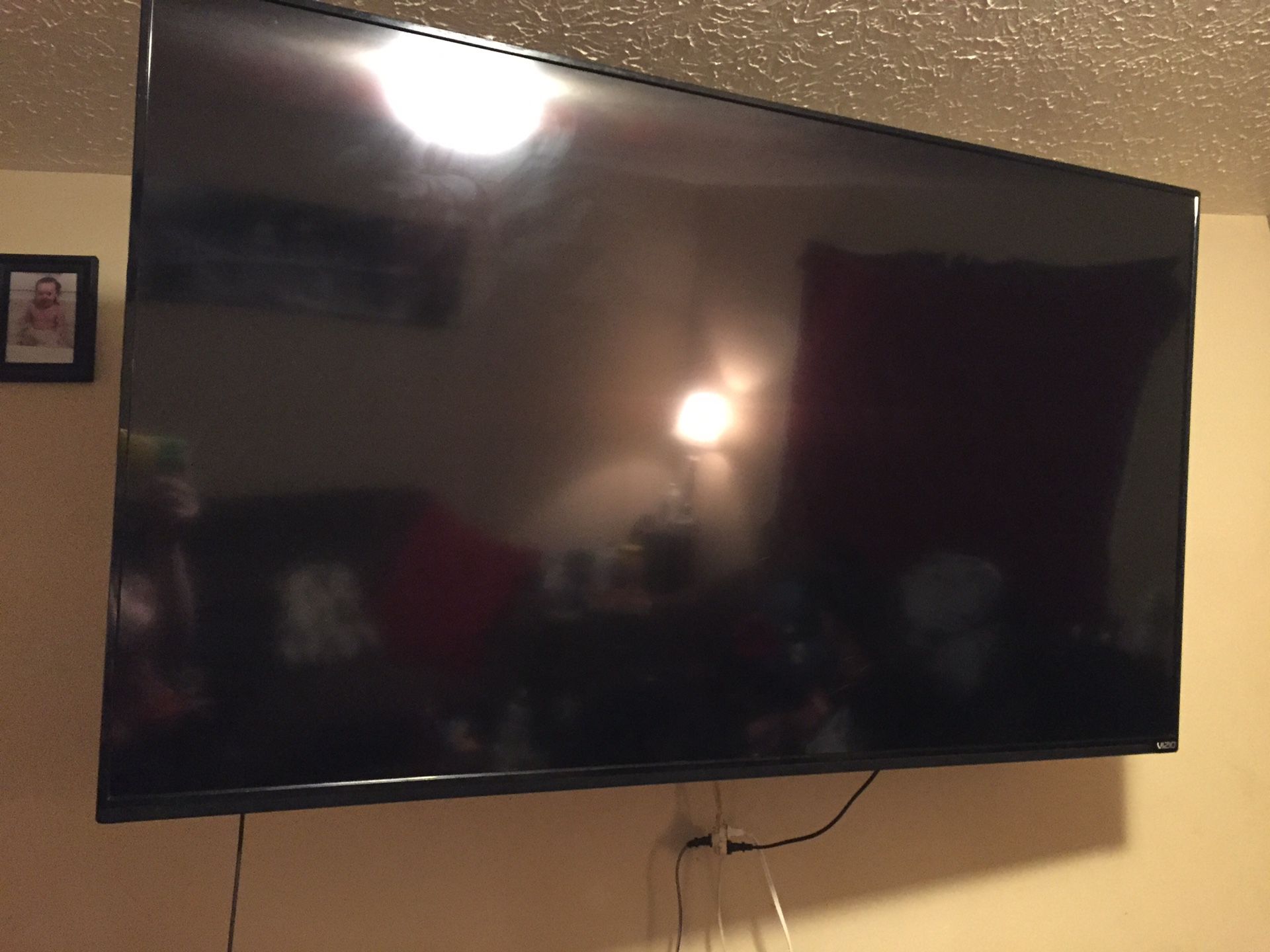 60 in Vizio smart TV with Wall Mount
